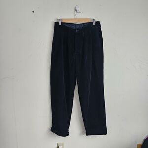 Vintage Nautica Rigger Black Corduroy Pant Mens Size 33WX30L Minimal Wear